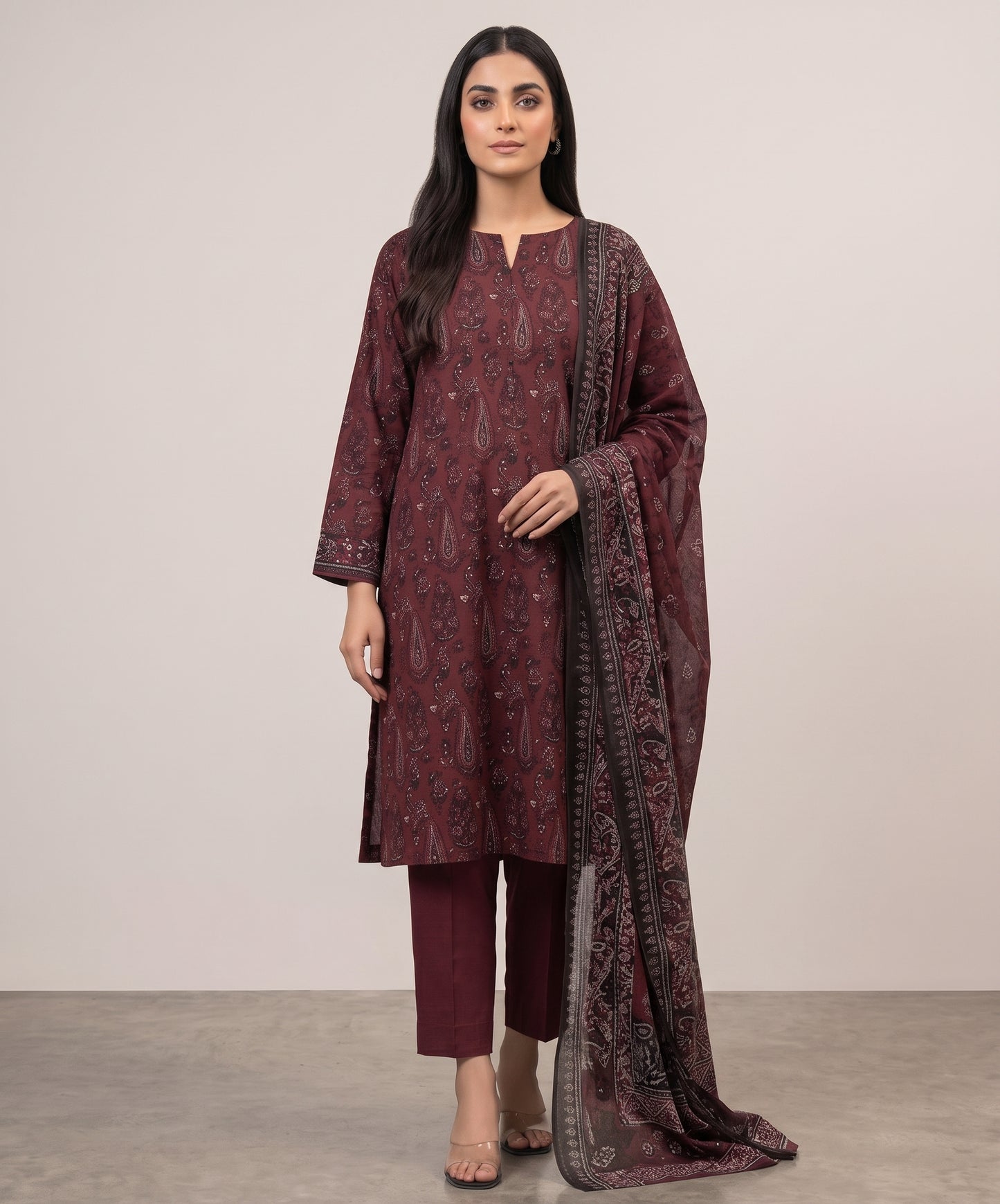 Khaadi Digital Printed Lawn 3PC