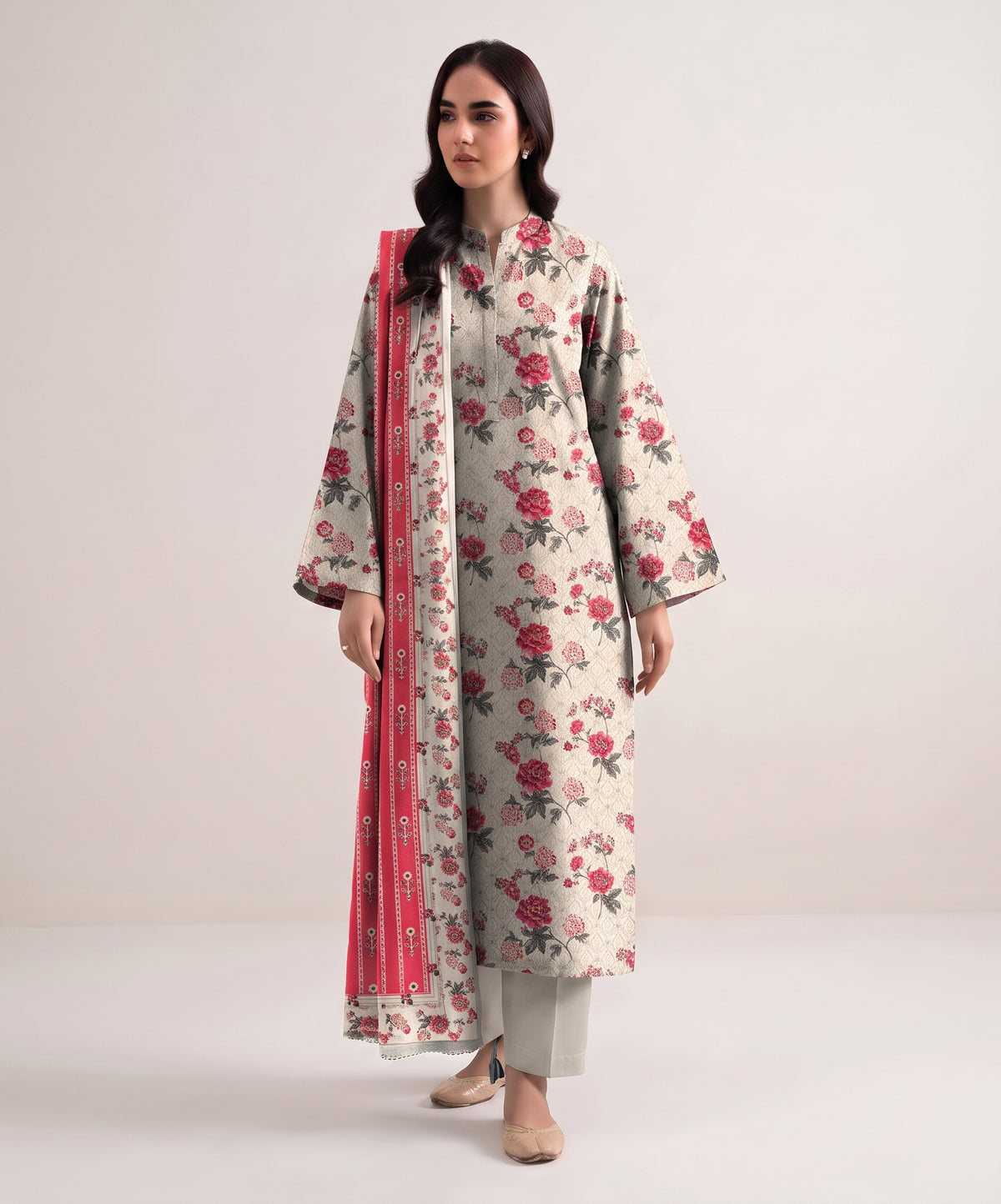 Sapphire Digital Printed Khaddar 3PC