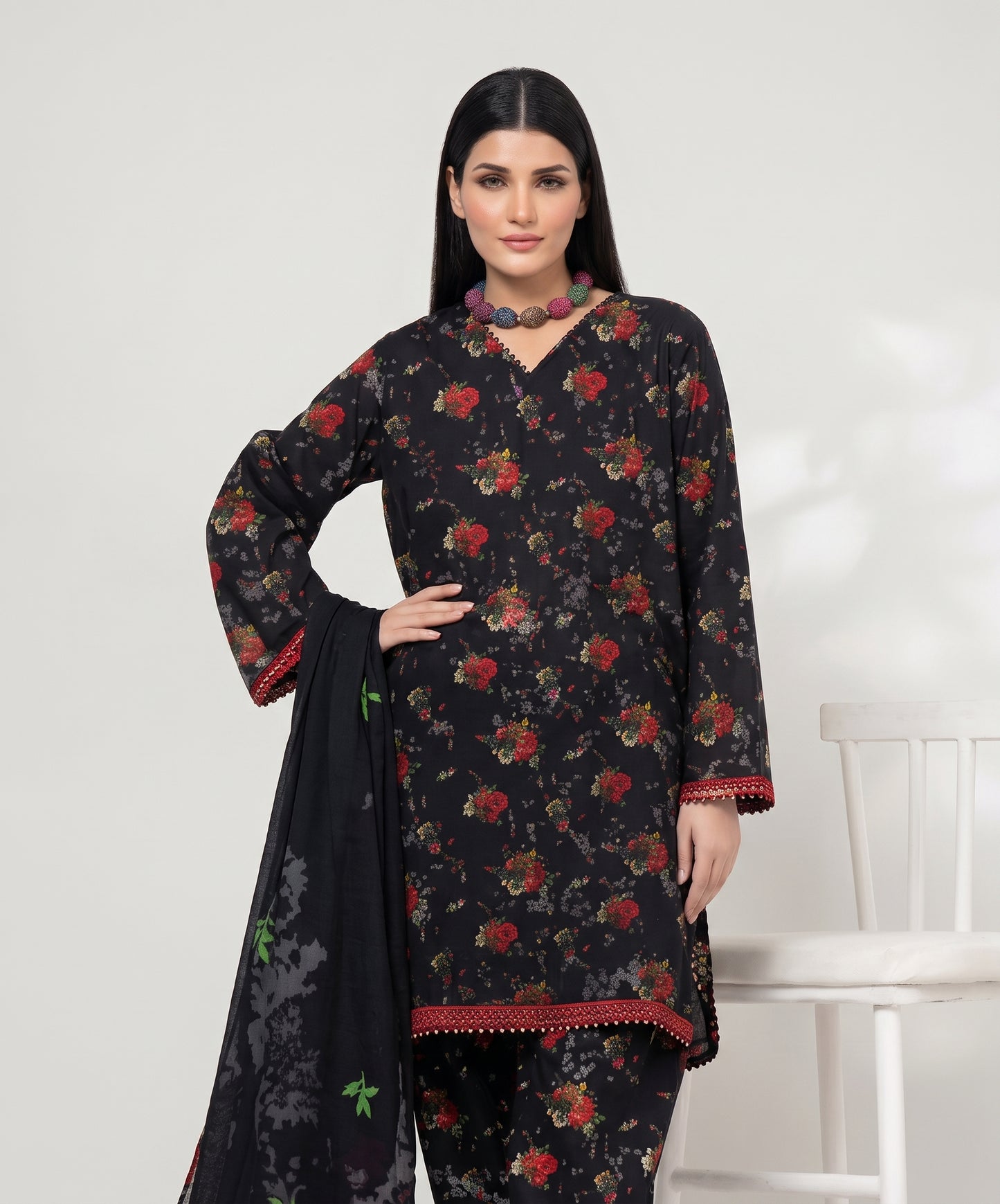 Khaadi Digital Printed Lawn 3PC