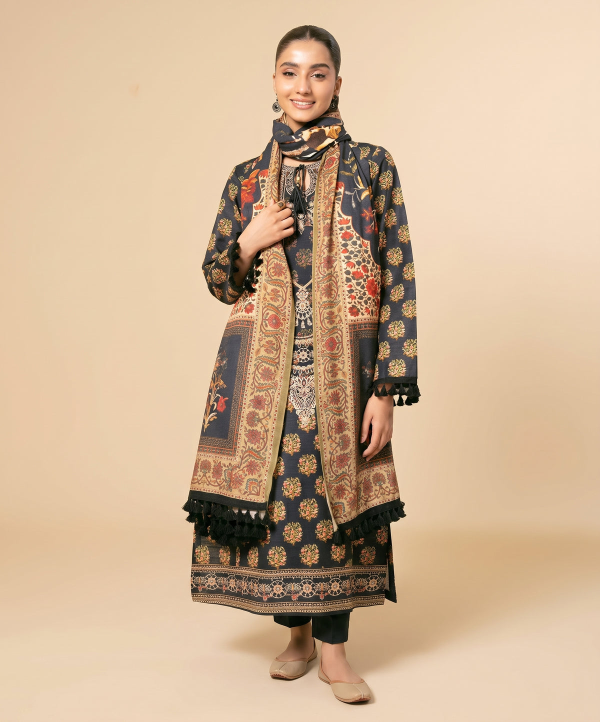 Nishat Digital Printed Linen 3PC