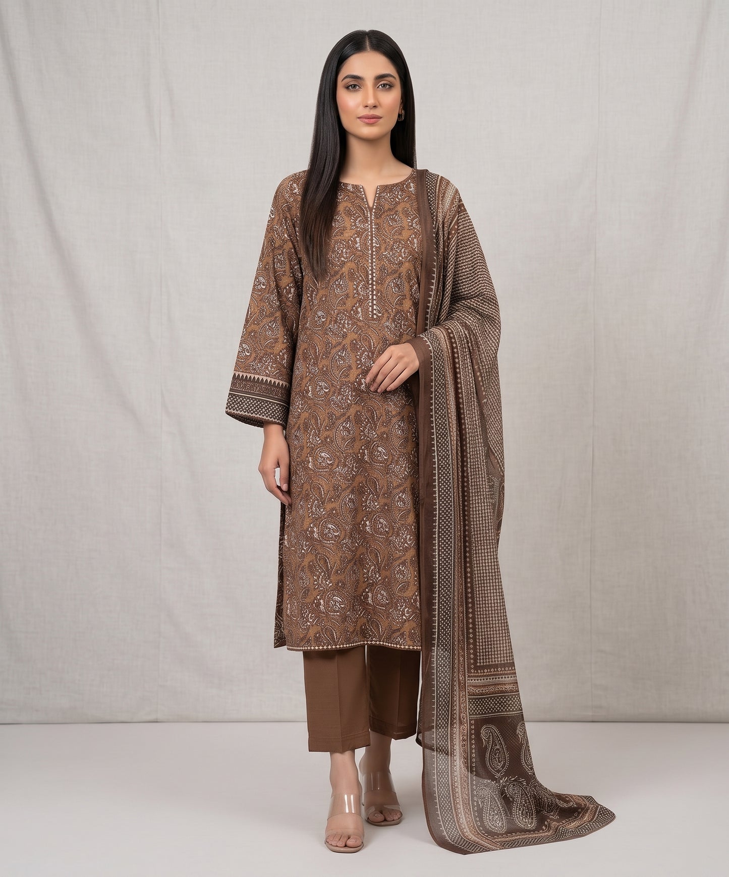 Khaadi Digital Printed Lawn 3PC