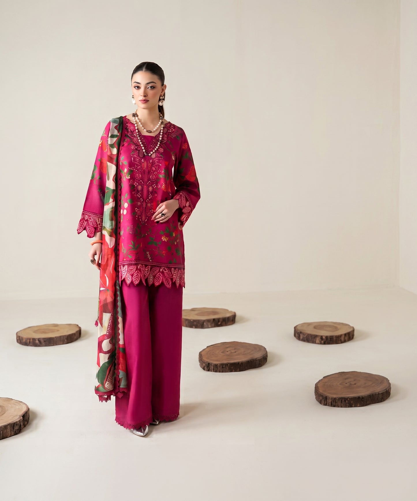 Zyrah By Naqsh Digital Printed Filament Viscose 3PC