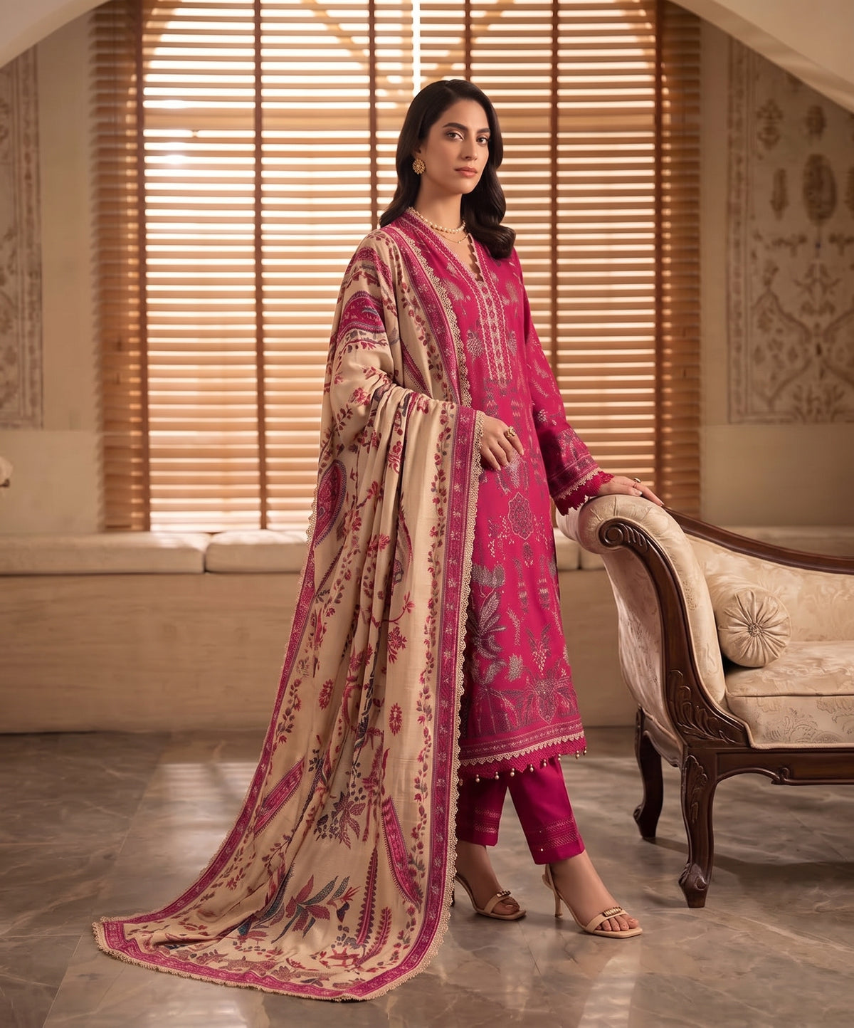 Mausummery Digital Printed Linen 3PC