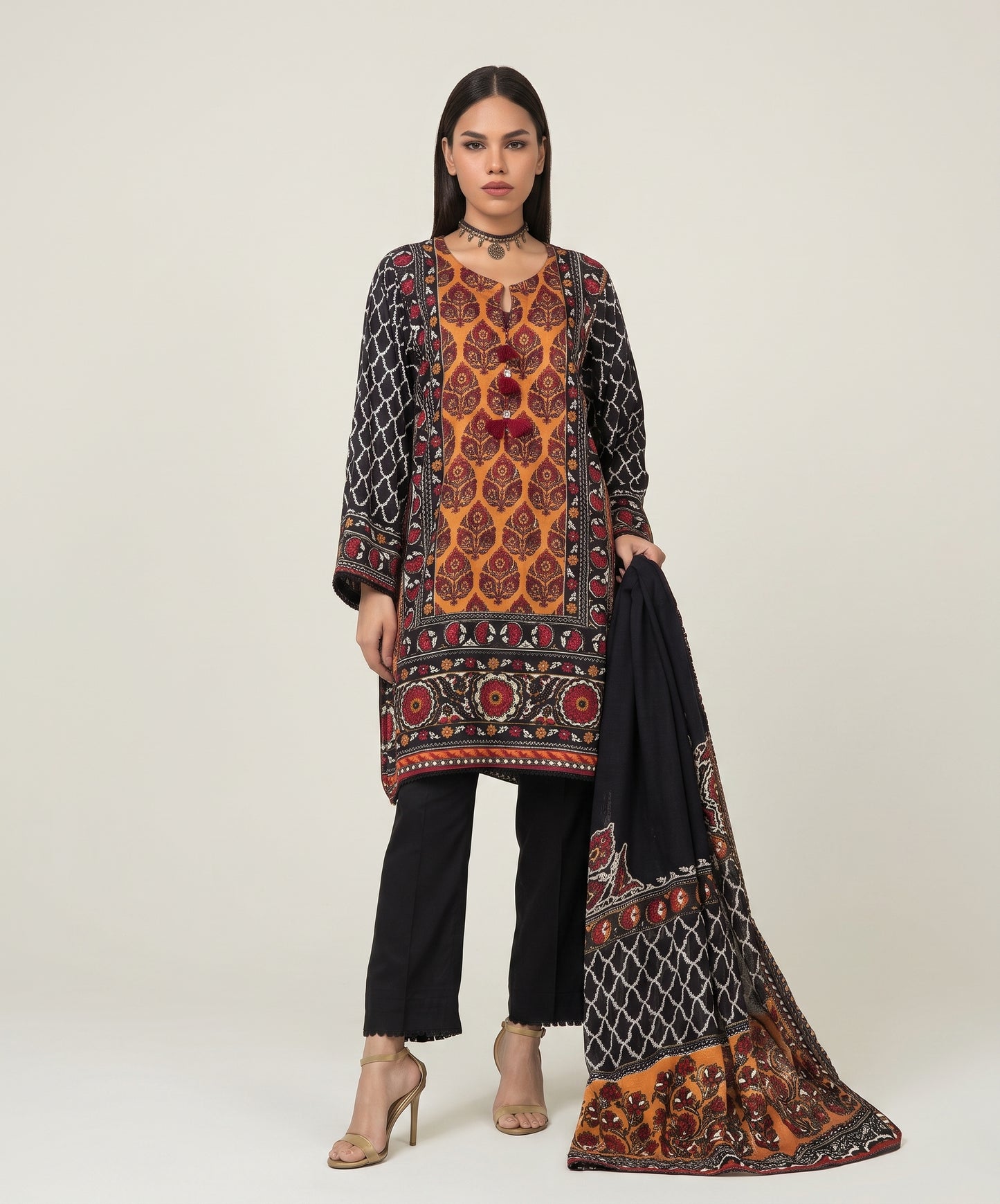 Khaadi Digital Printed Lawn 3PC