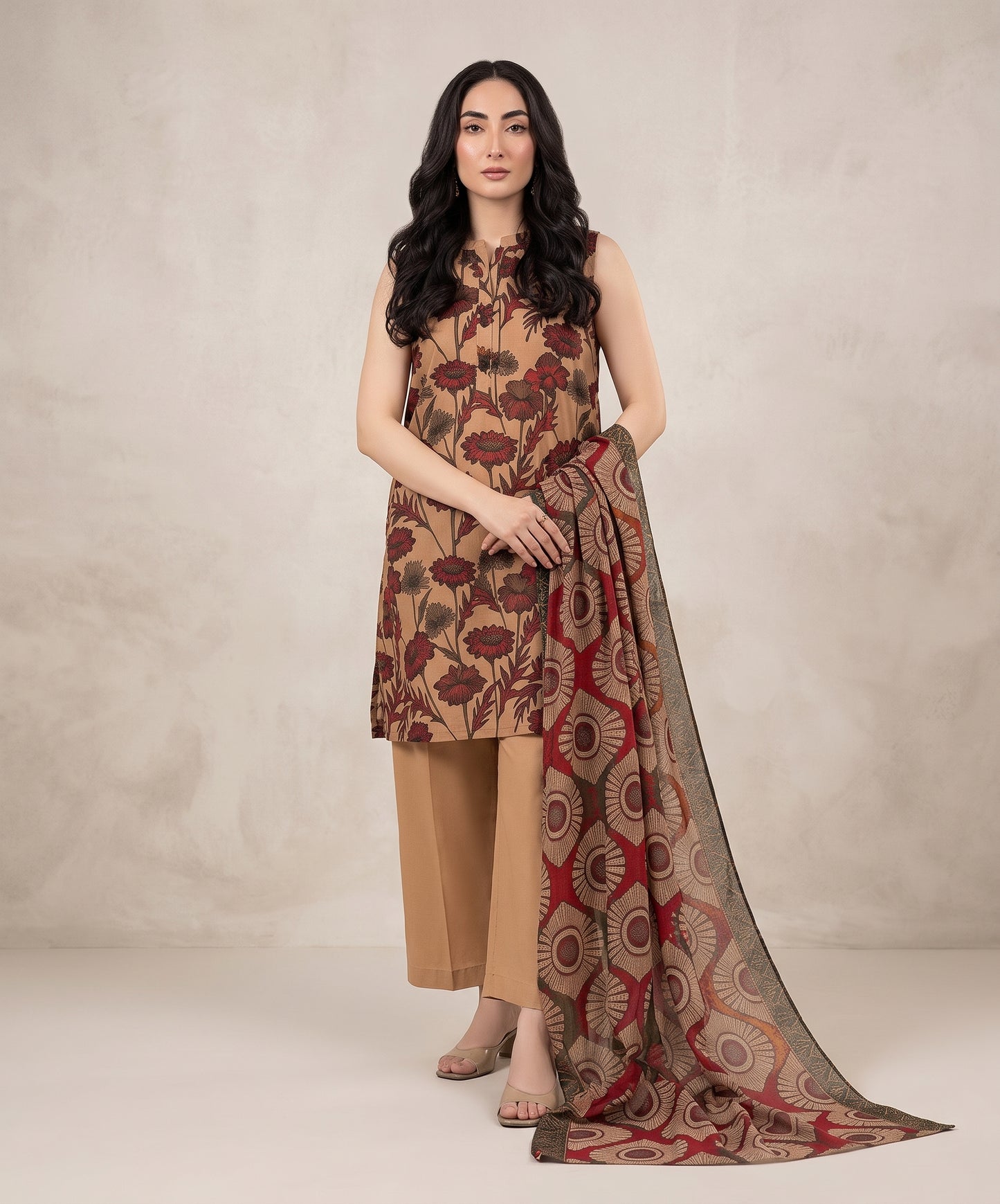 Alkaram Studio Digital Printed Lawn 3PC
