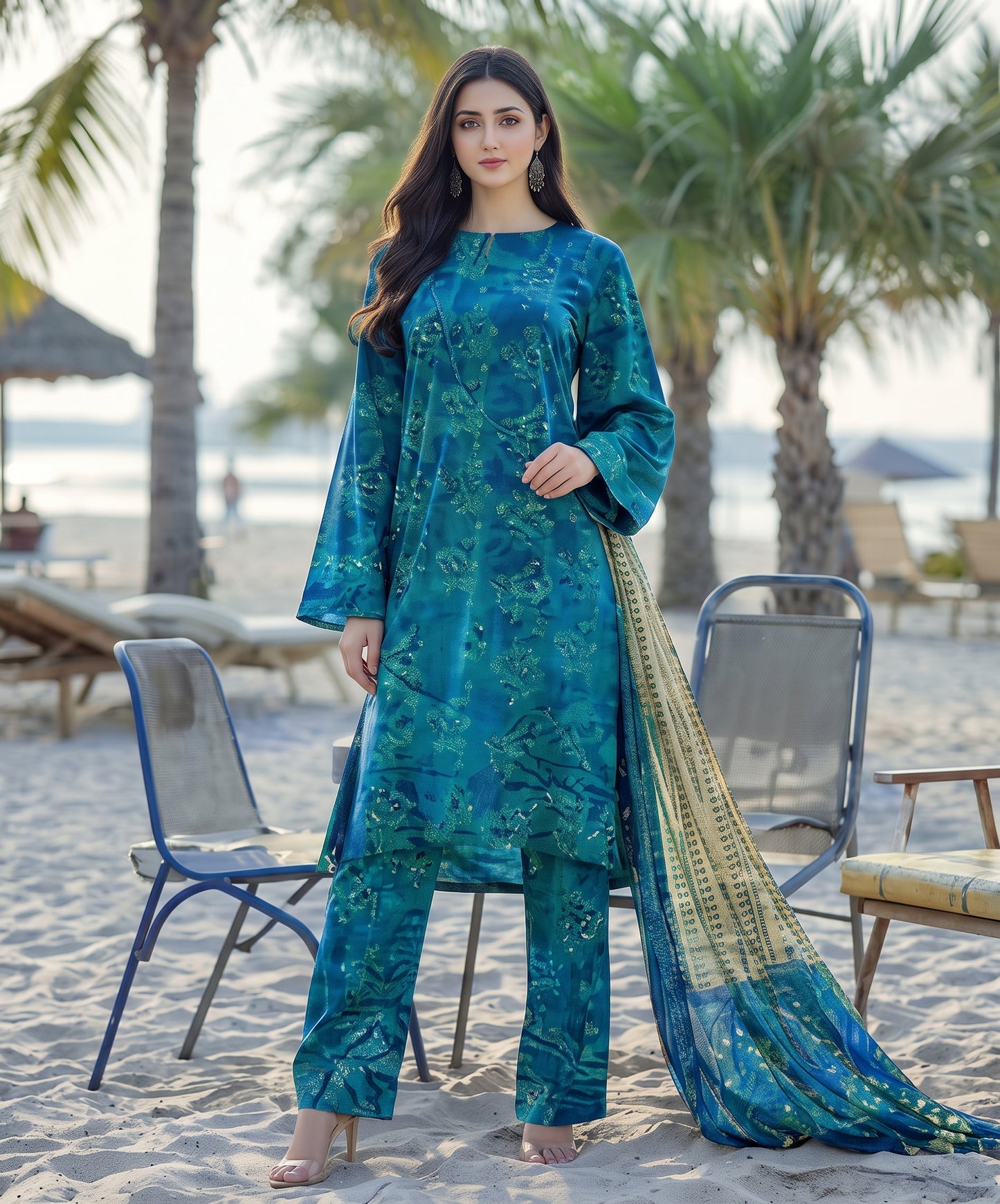Bareeza Summer Digital Printed Lawn 3PC