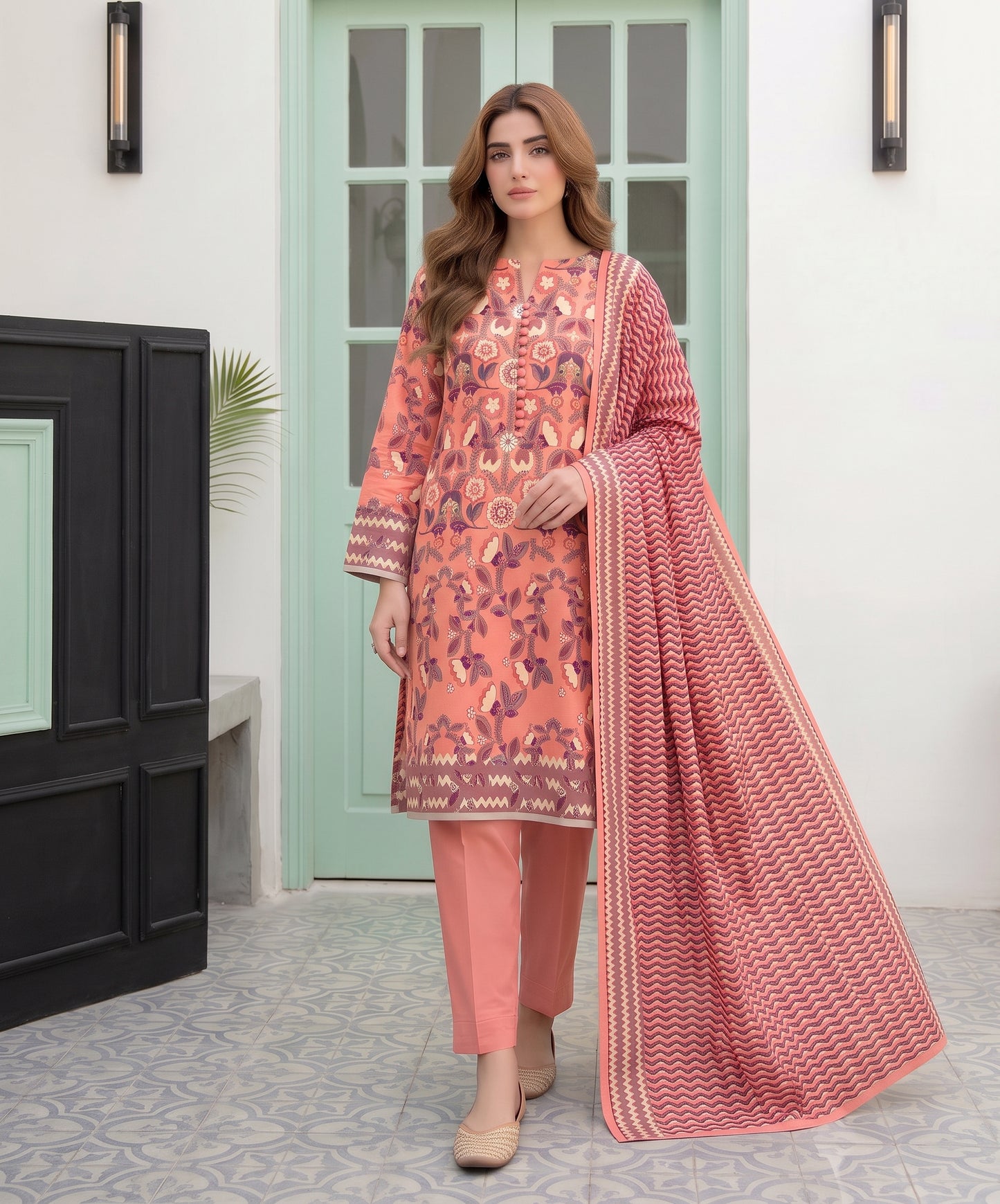Nisha Designer Digital Printed Lawn 3PC