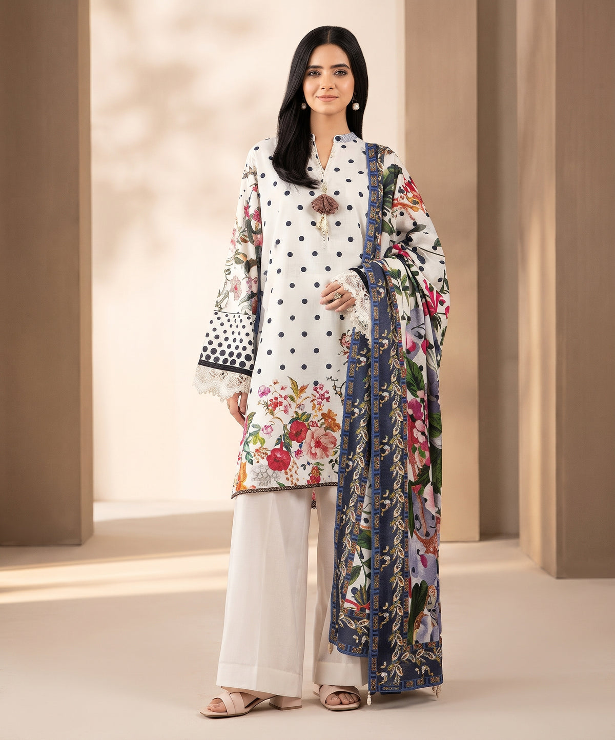 Nishat Digital Printed Linen 3PC