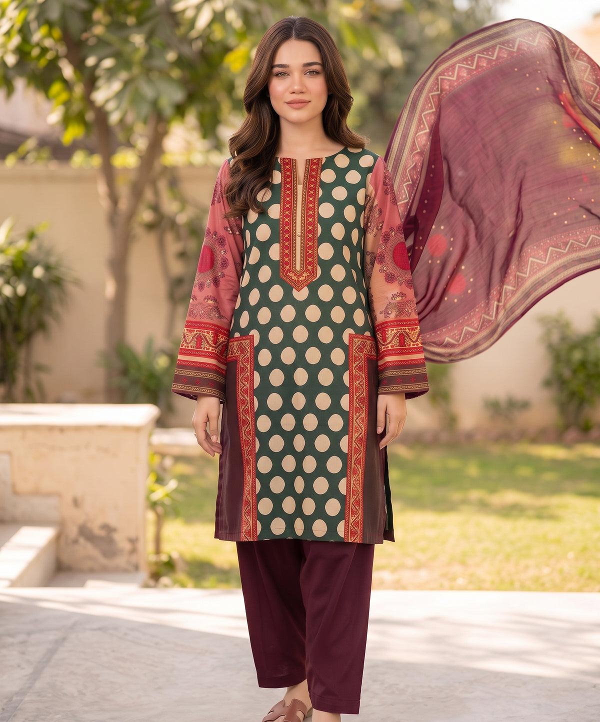 Salina By Regalia Digital Printed Khaddar 3PC