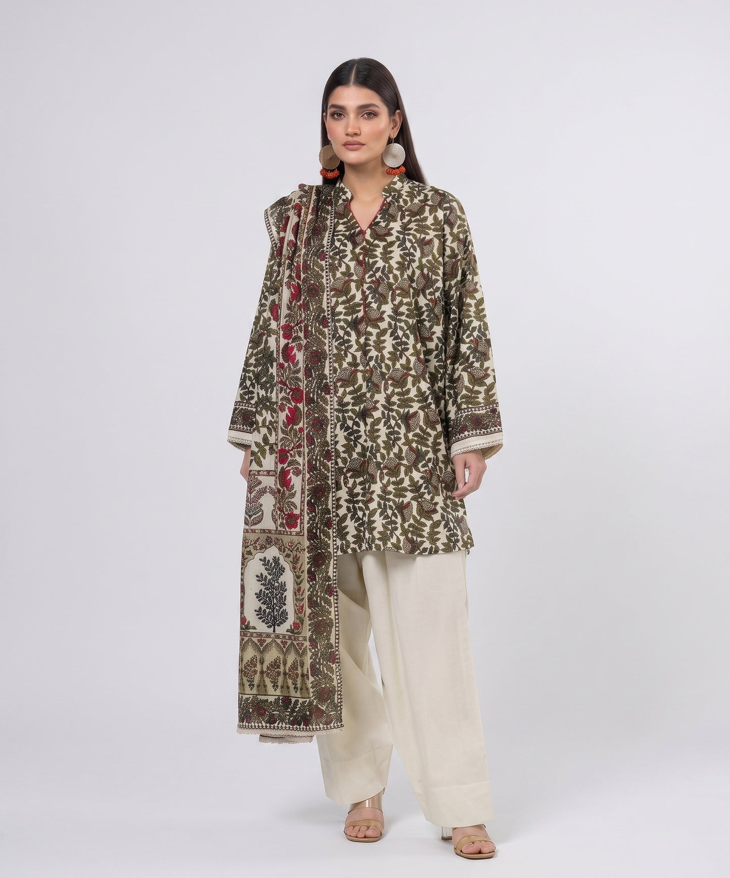 Khaadi Digital Printed Lawn 3PC