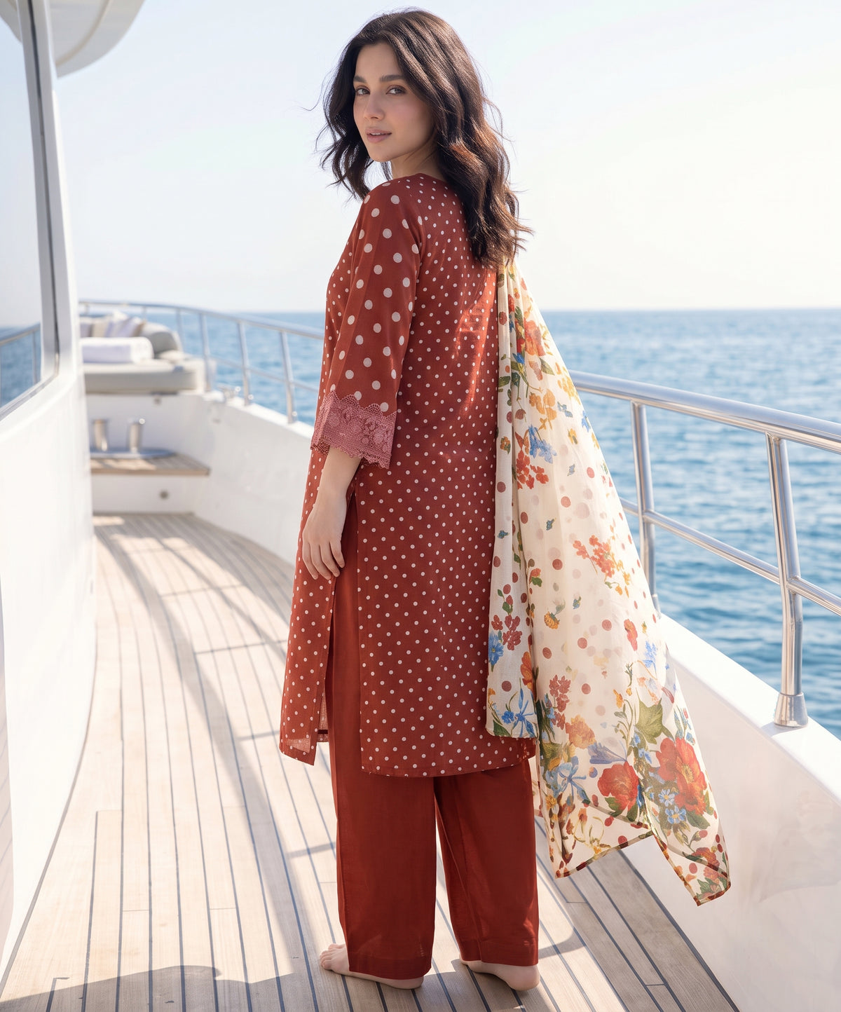 Zesh Platinum Digital Printed Viscose 3PC