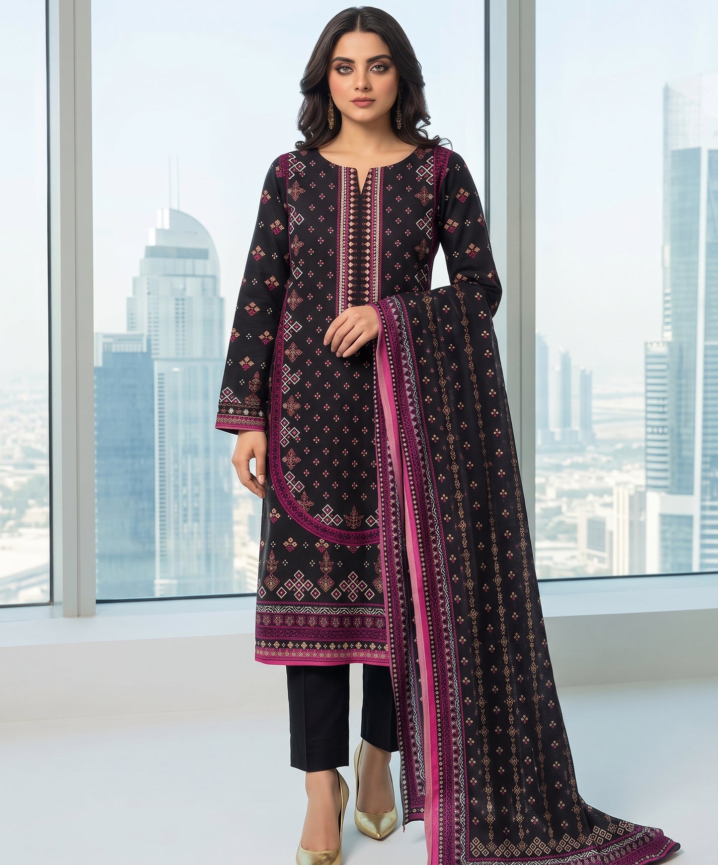 Bareeza Summer Digital Printed Lawn 3PC