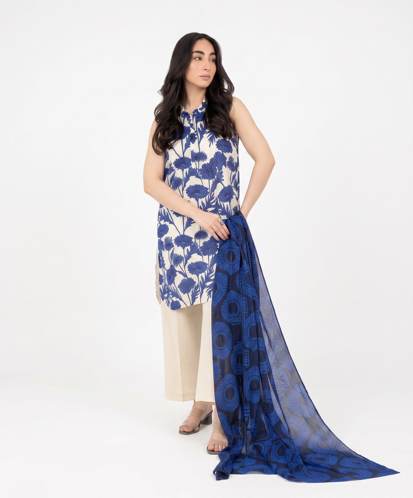 Alkaram Studio Digital Printed Lawn 3PC