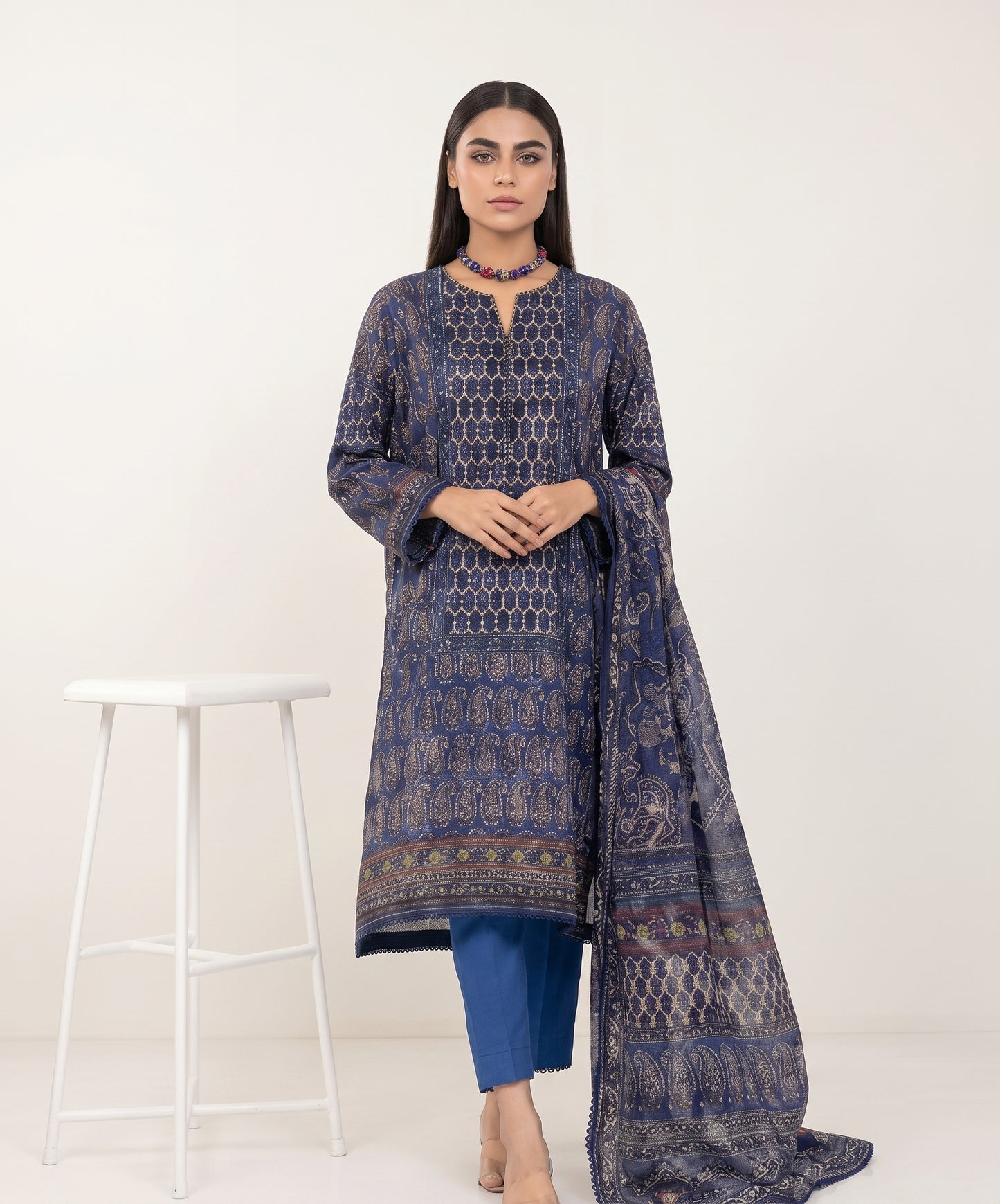 Khaadi Digital Printed Lawn 3PC