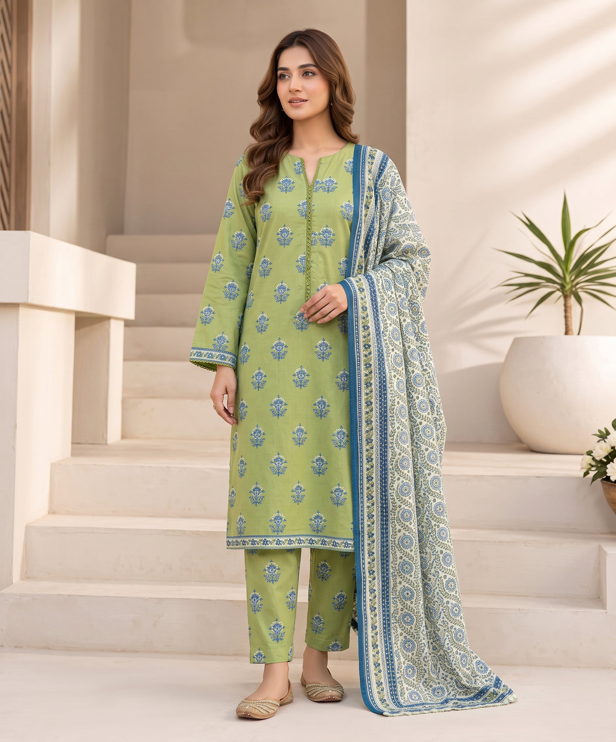Narmin By Narkins Digital Printed Khaddar 3PC