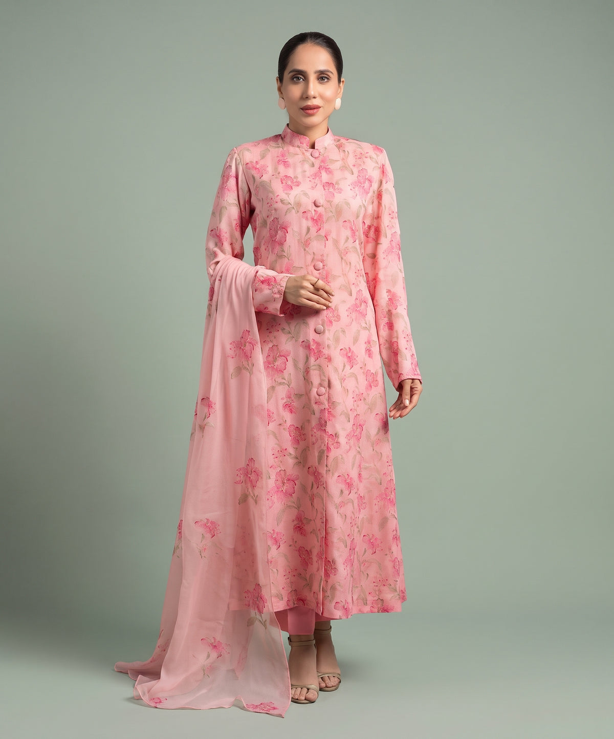 Bareeze Embroidered Dhanak 3PC
