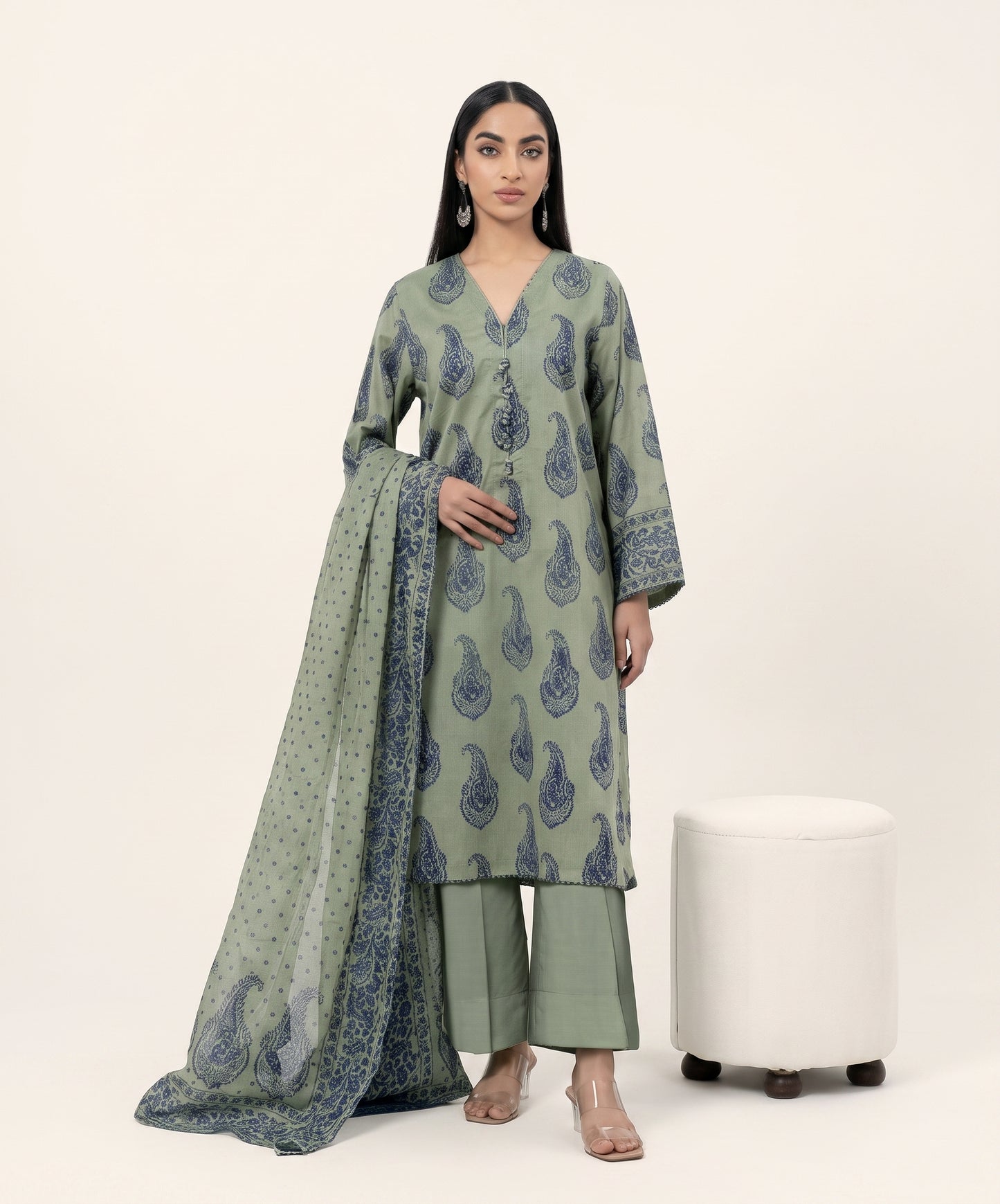 Khaadi Digital Printed Lawn 3PC