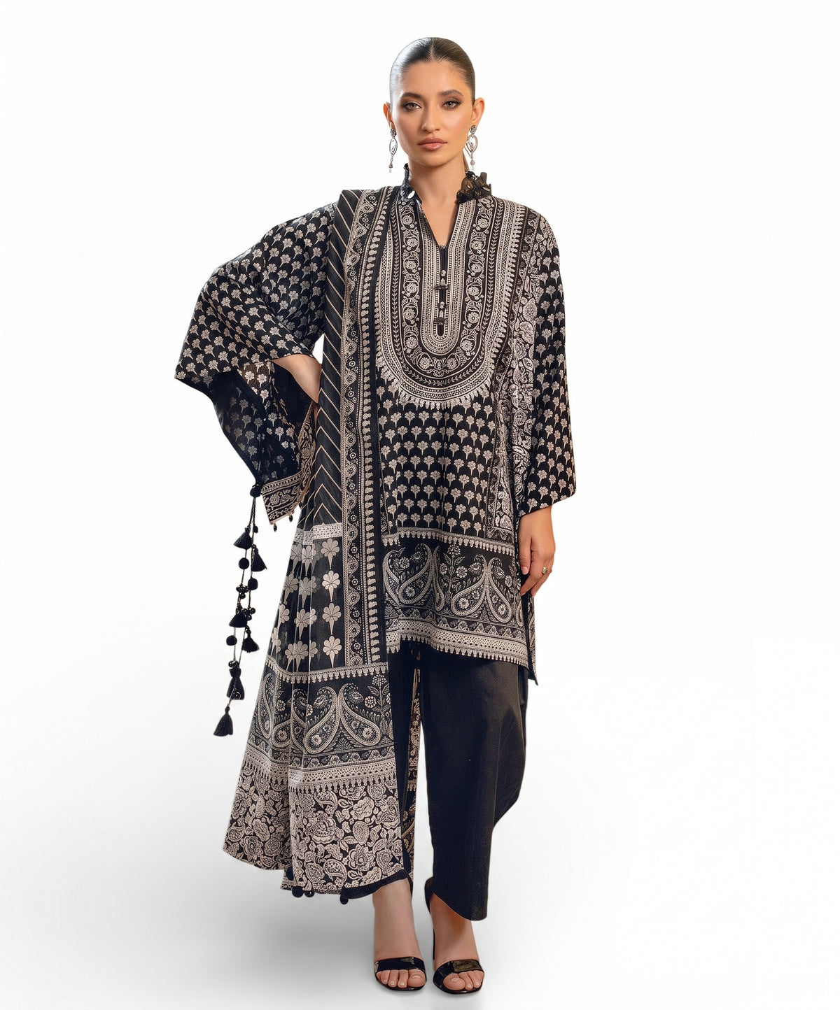Gul Ahmed Digital Printed Lawn 3PC