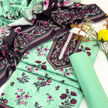 Kayseria Digital Printed Bana Dora Linen 3PC