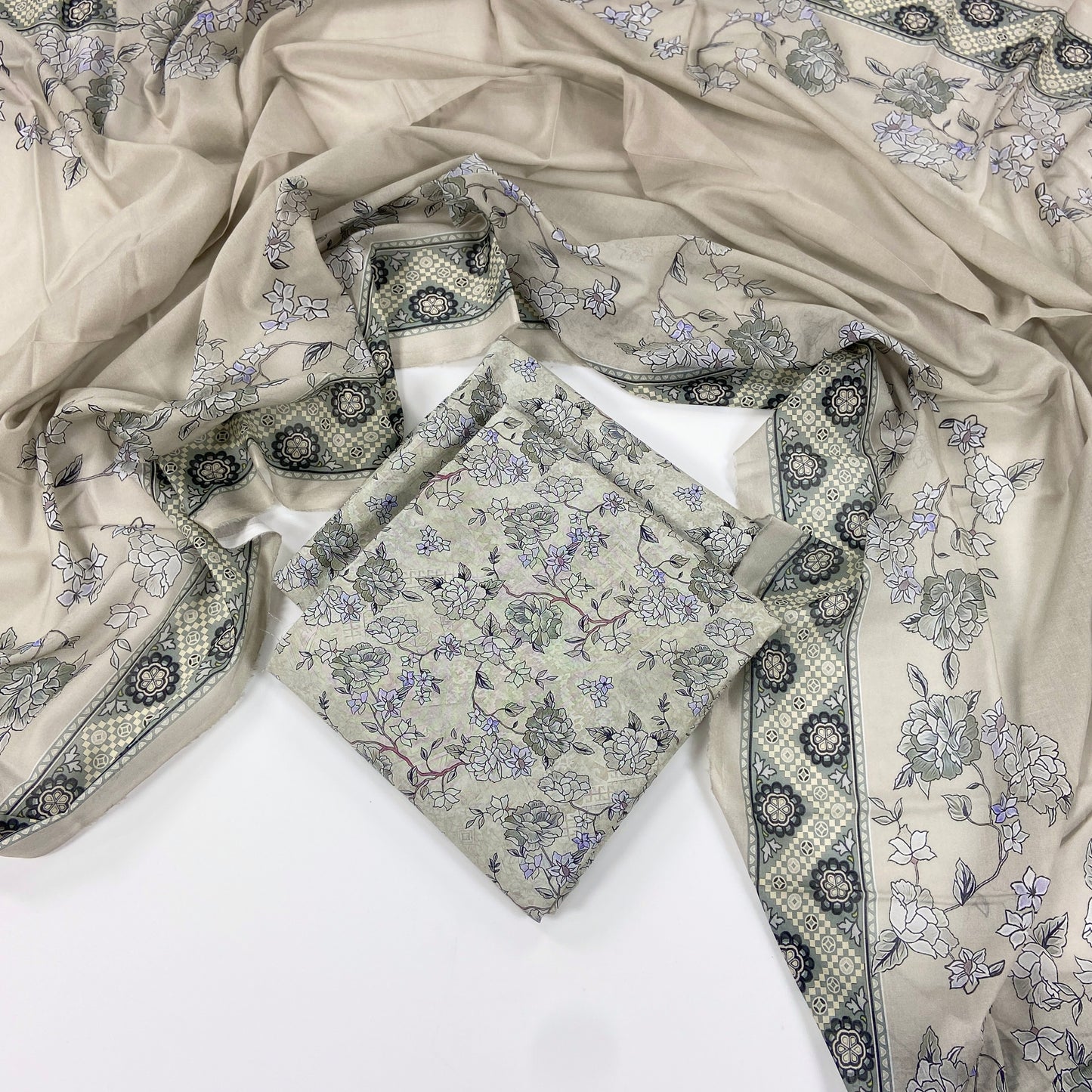 Bin Saeed Digital Printed Lawn 3PC