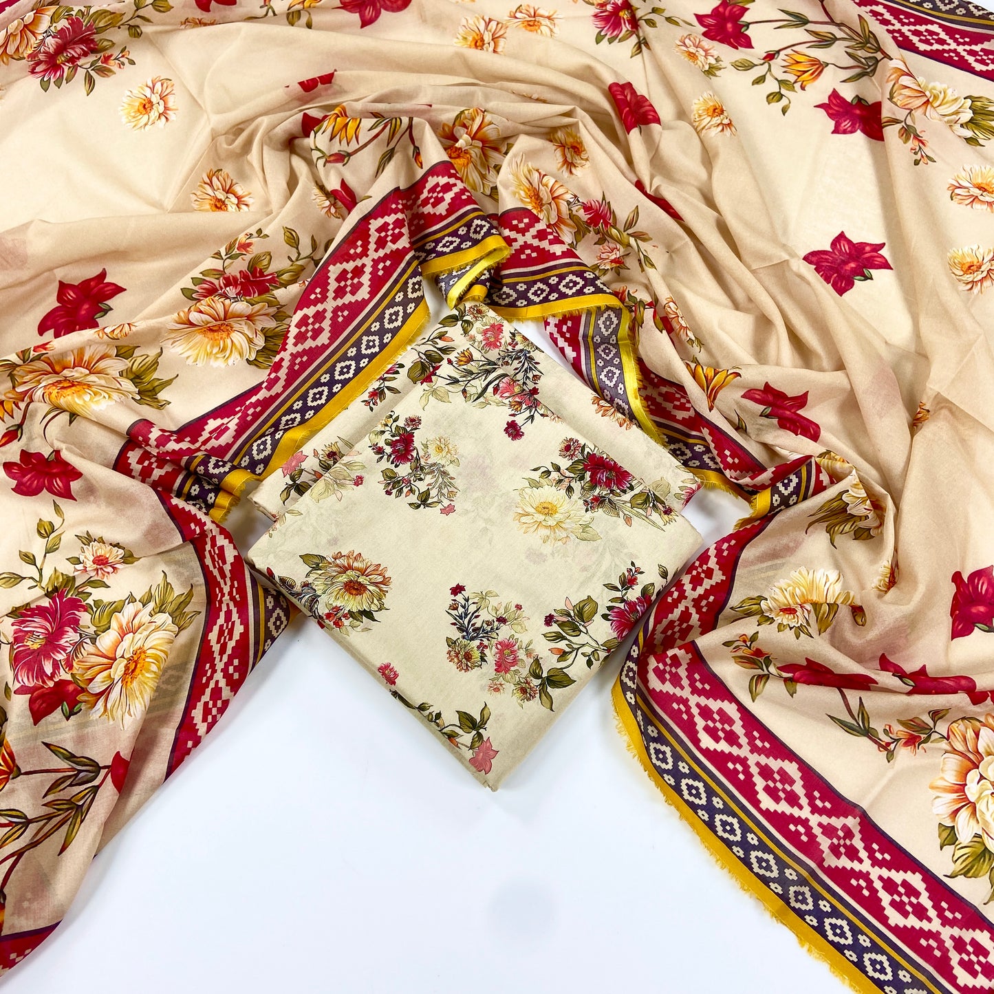 Bareeze Digital Printed Lawn 3PC