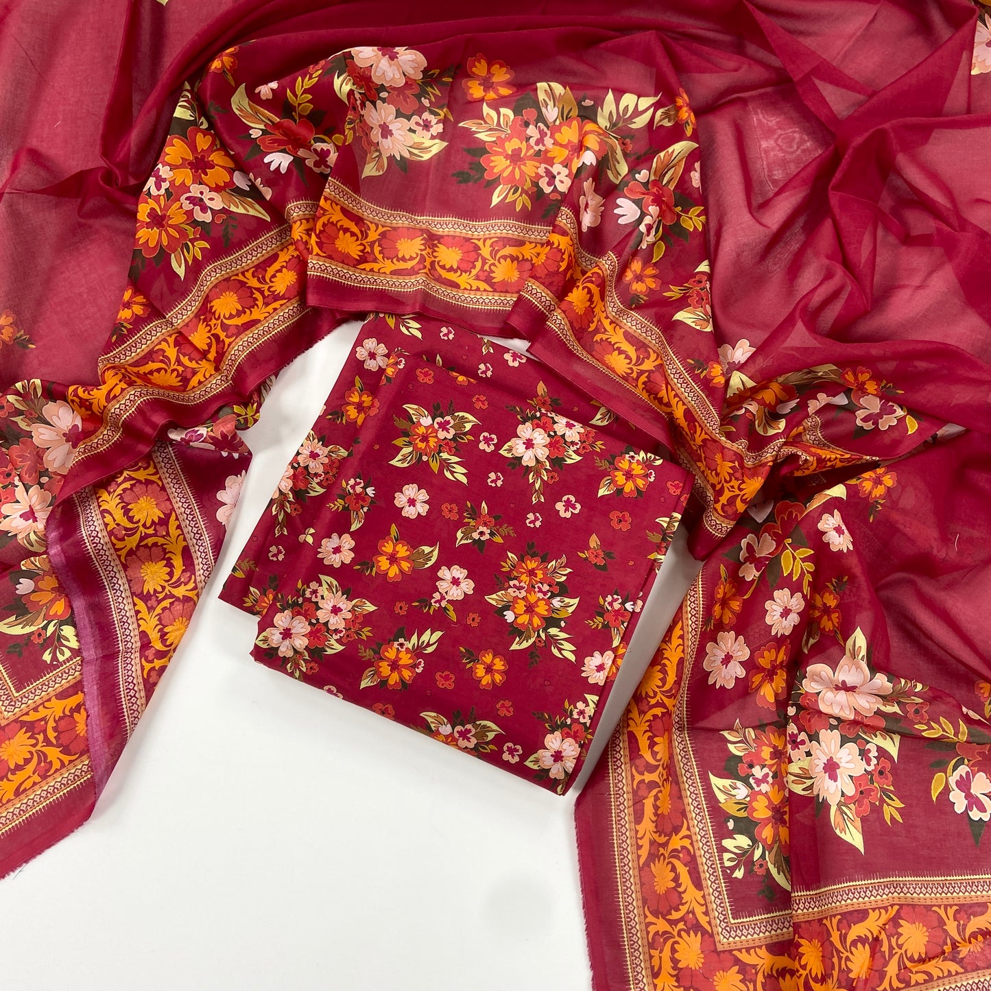 Sapphire Digital Printed Lawn 3PC