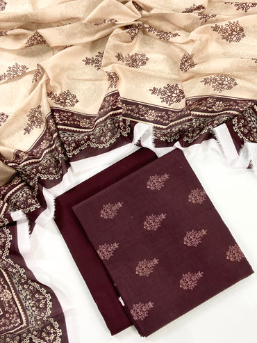 Mashaim Digital Printed Lawn 3PC