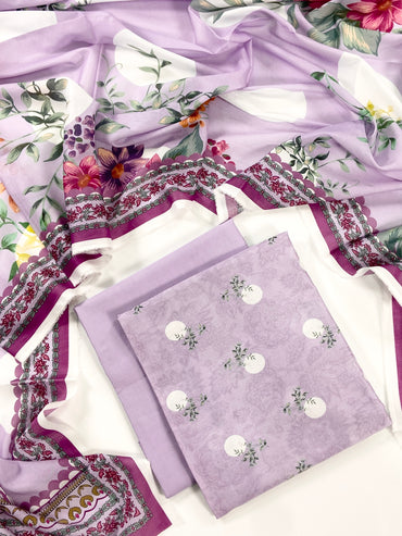 Mashaim Digital Printed Lawn 3PC