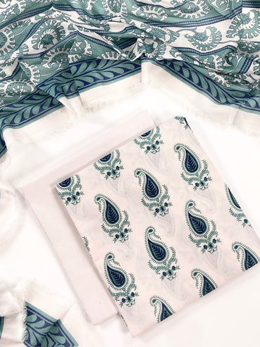 Alkaram Digital Printed Lawn 3PC