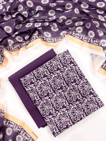 Alkaram Digital Printed Lawn 3PC