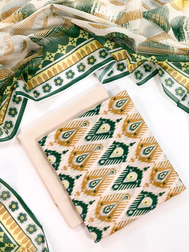 Rijja By Murashe Digital Printed Lawn 3PC