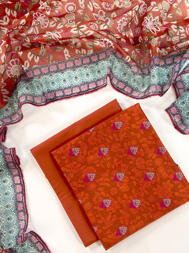 Rijja By Murashe Digital Printed Lawn 3PC