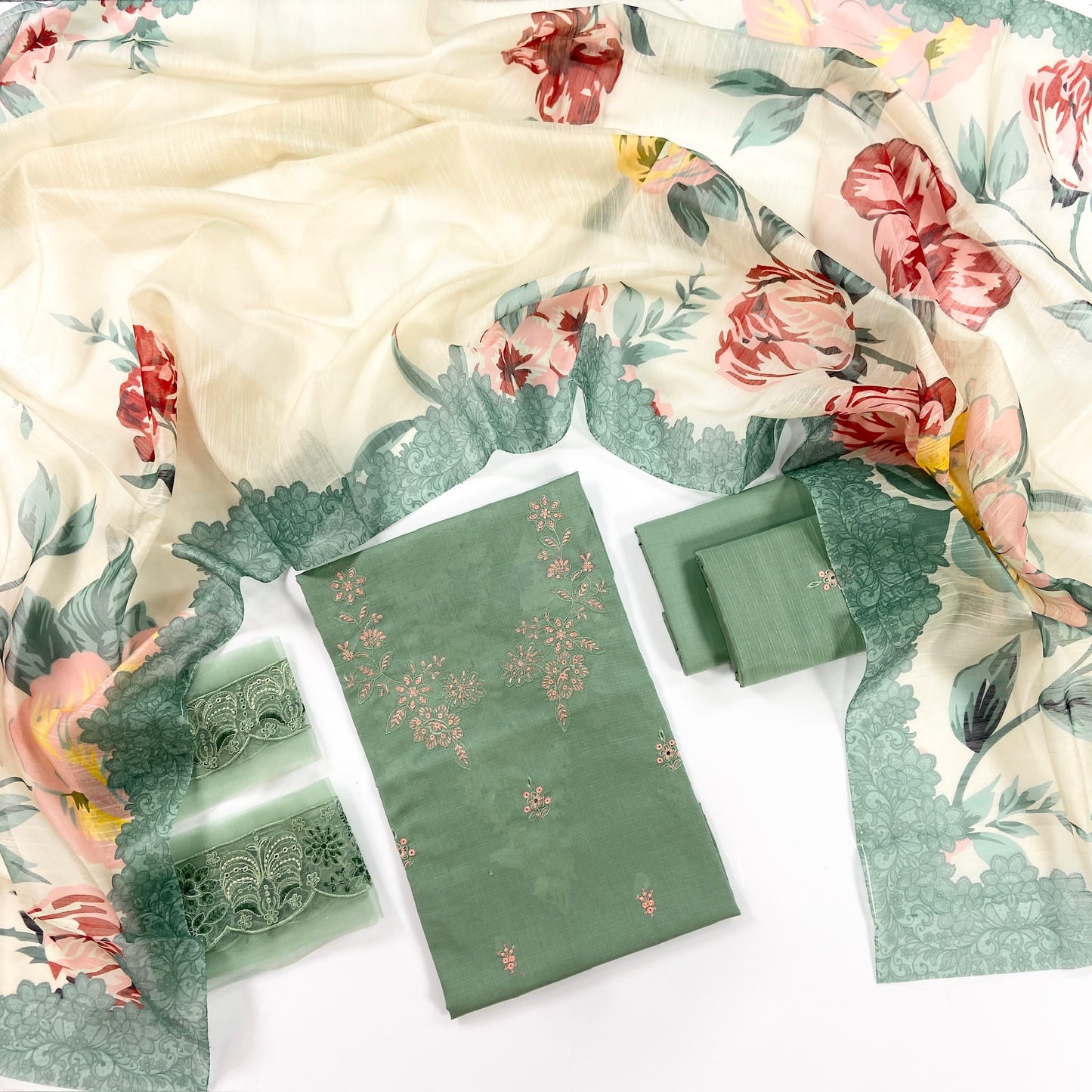 Florent By Anaya Noor Embroidered 3PC