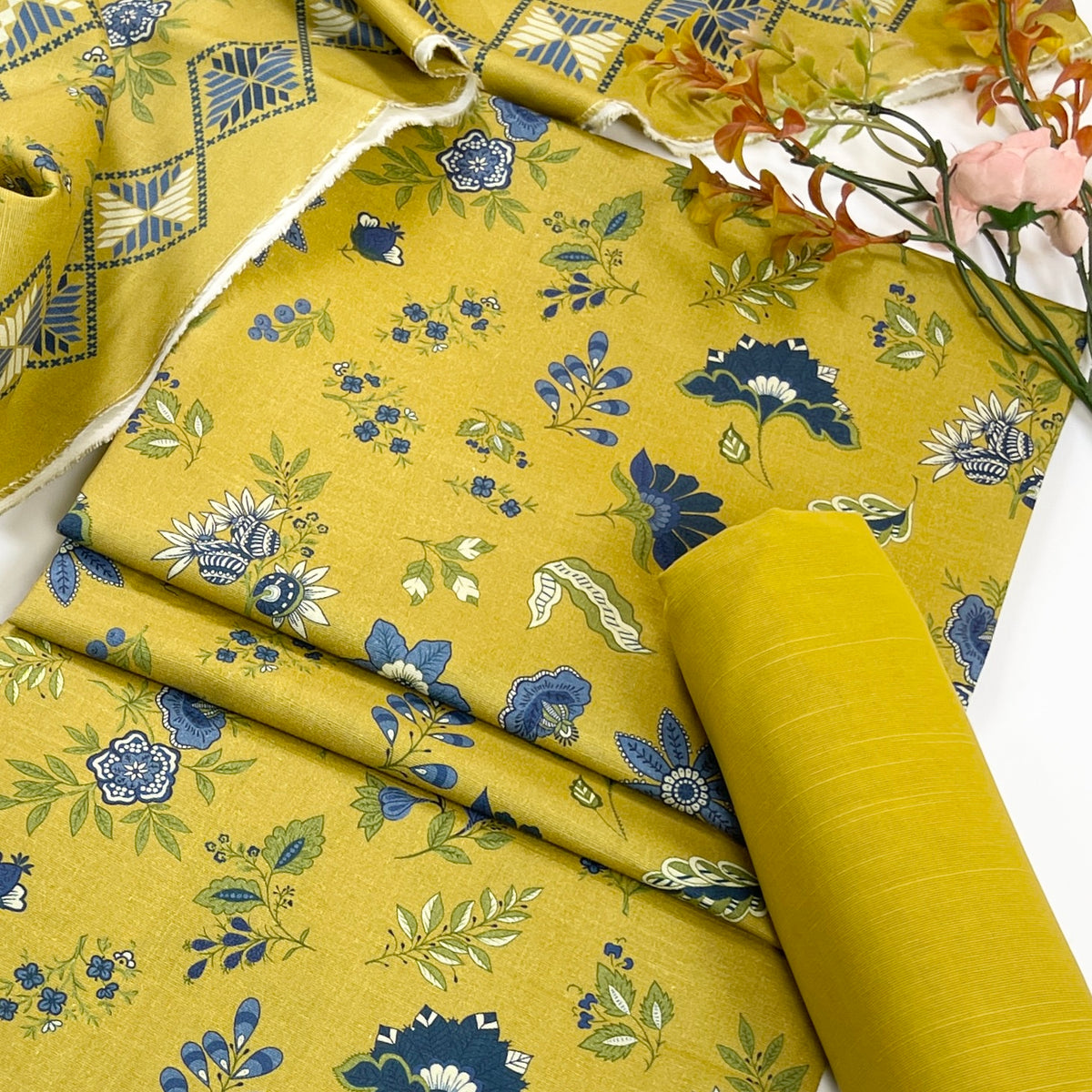 Rijja By Murashe Digital Printed Khaddar 3PC