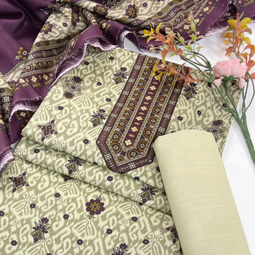 Rijja By Murashe Digital Printed Khaddar 3PC