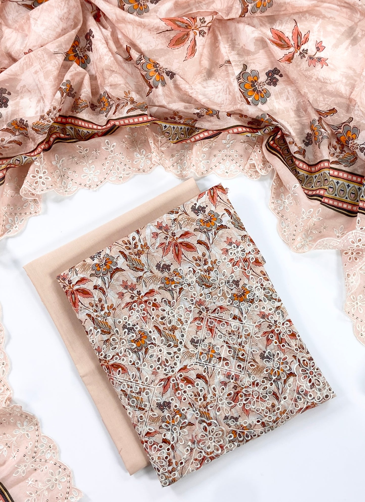 Almeerah By Anaya Noor Digital and Emb Lawn Booring Daman 3PC