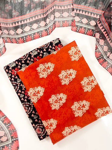 Bahaar By Shajar Noor Digital Printed Lawn 3PC