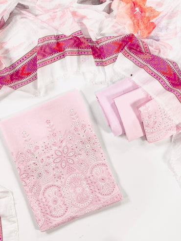 Image Plain Embroidered Lawn 3PC