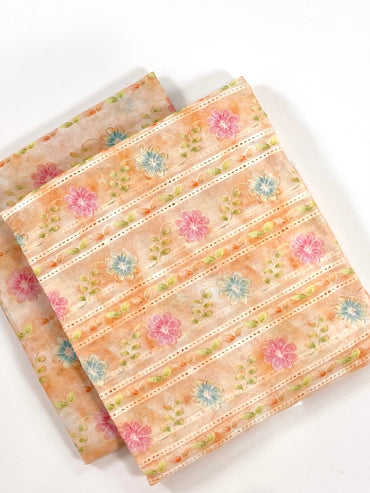 Imported Chikenkari Digital Lawn 2PC