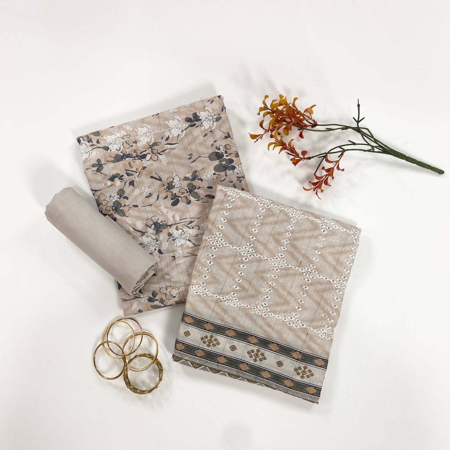 Sapphire Digital Printed & Emb Lawn 3PC