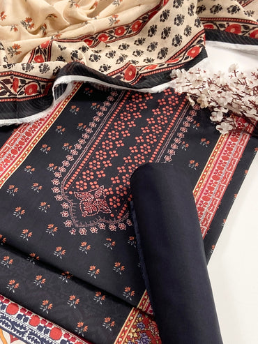 Mashaim Digital Printed Lawn 3PC