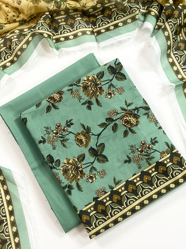 Bin Saeed Digital Printed Lawn 3PC