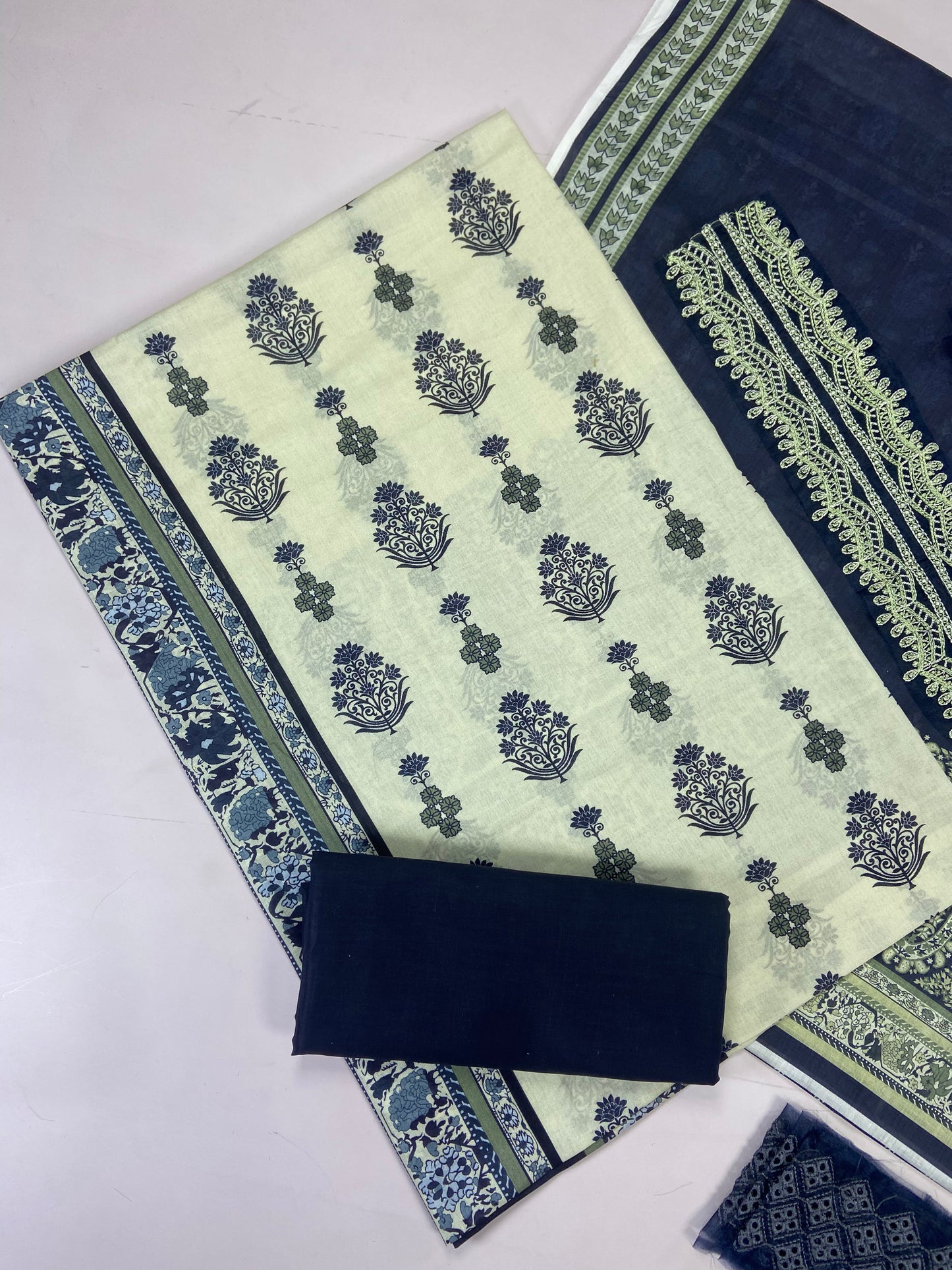 Gull-e-Noor By Anaya Noor Prints & Emb Patch Lawn 3-PC