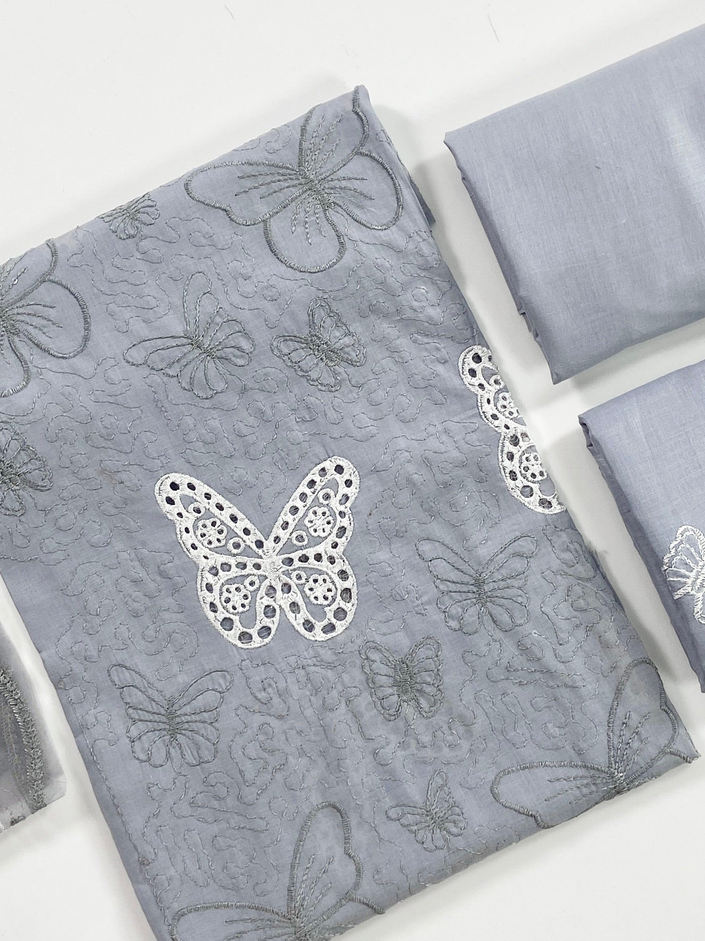 Maria B Butterfly Emb Lawn Shirt & Trouser 2PC