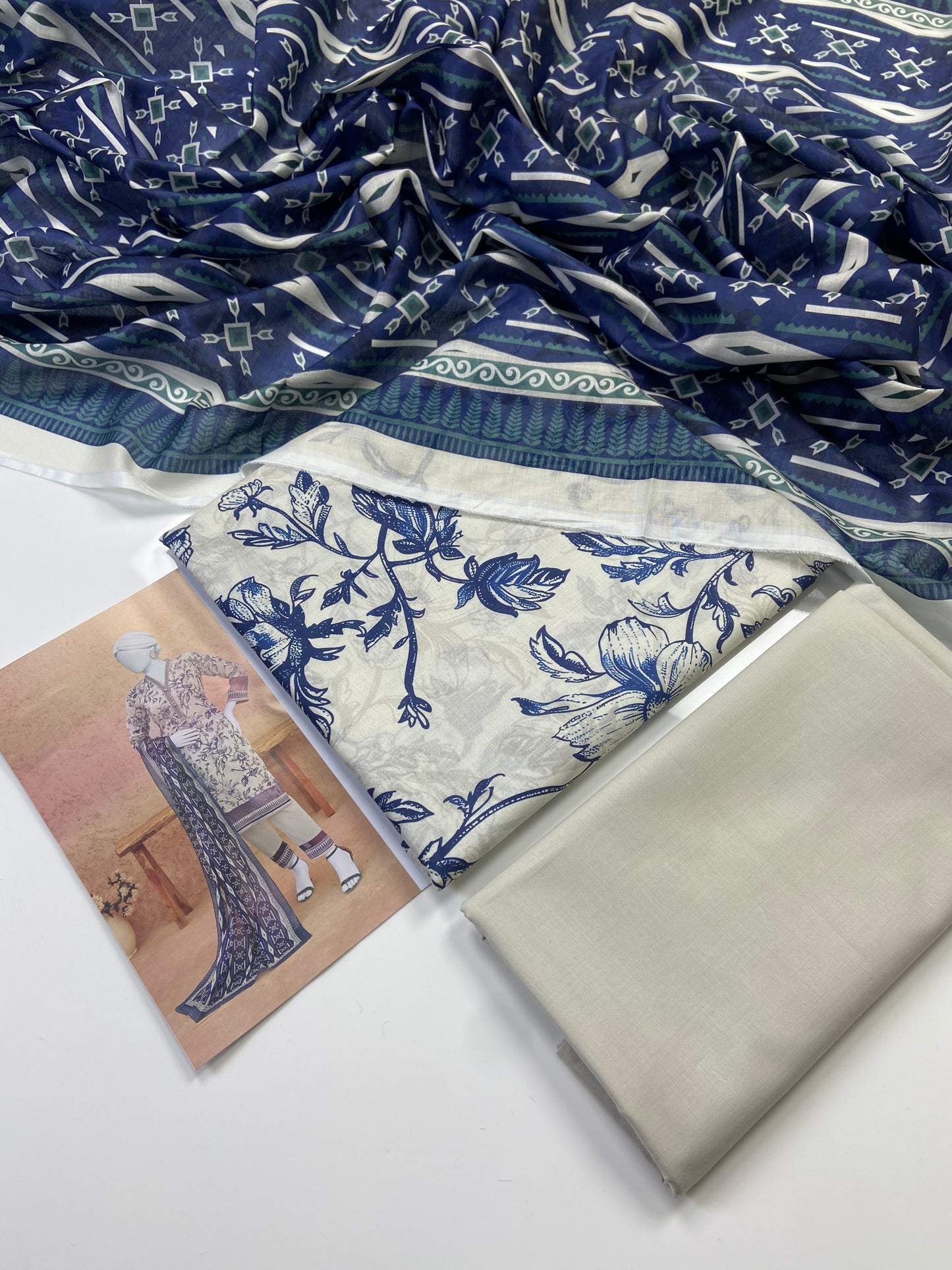 Almeerah Printed Lawn 3-PC