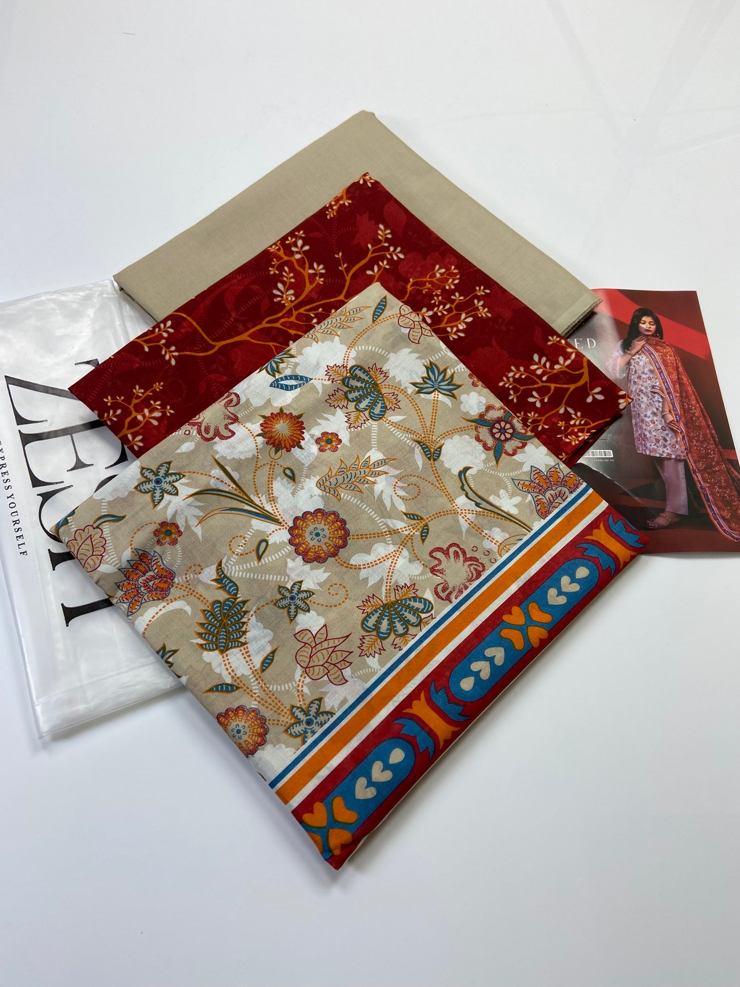 Zesh Airjet Printed Lawn 3-PC