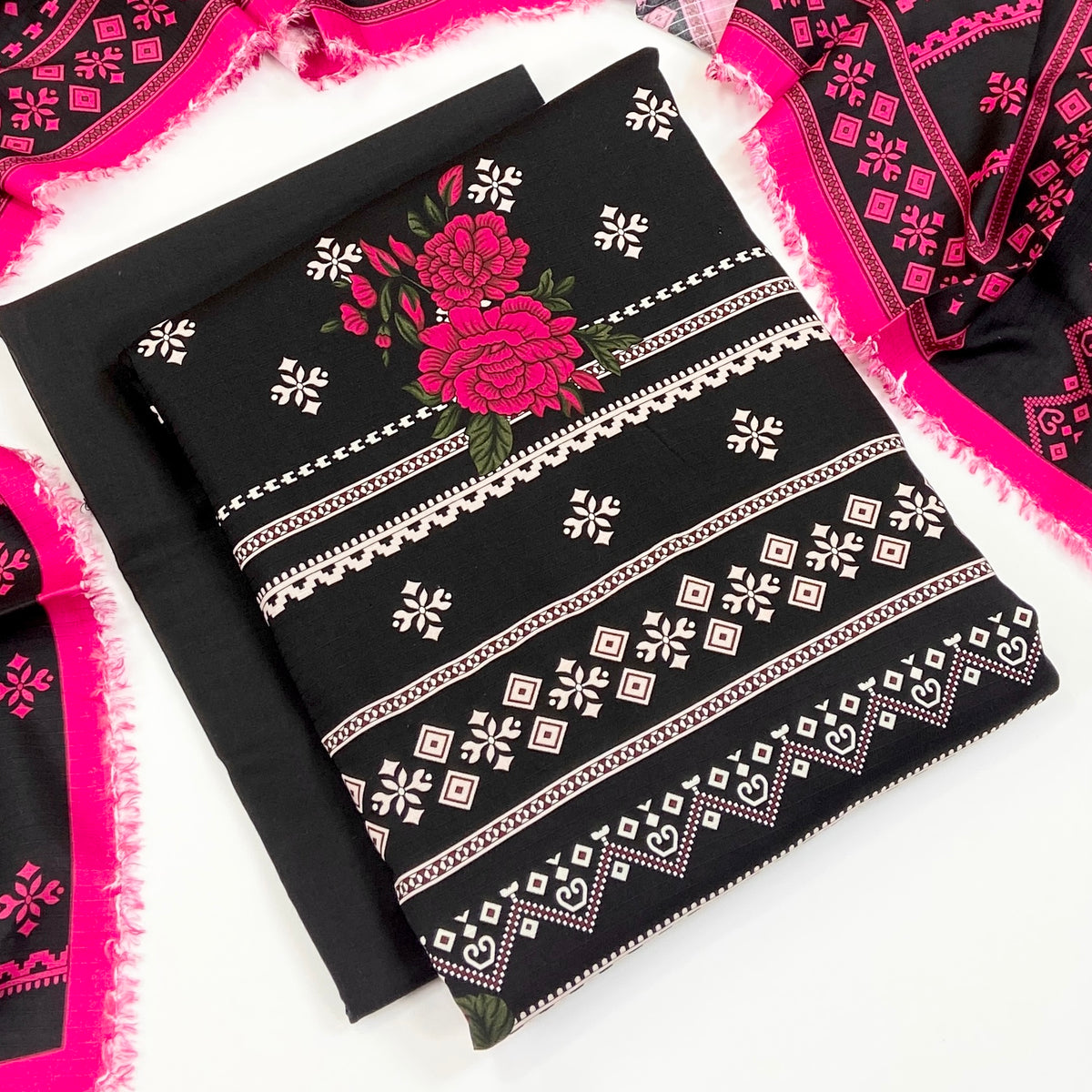 Zellbury Digital Printed Fancy Linen 3PC