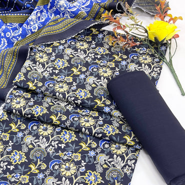Rijja By Murashe Digital Printed Khaddar 3PC