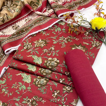Rijja By Murashe Digital Printed Khaddar 3PC
