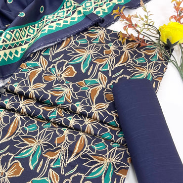 Rijja By Murashe Digital Printed Khaddar 3PC